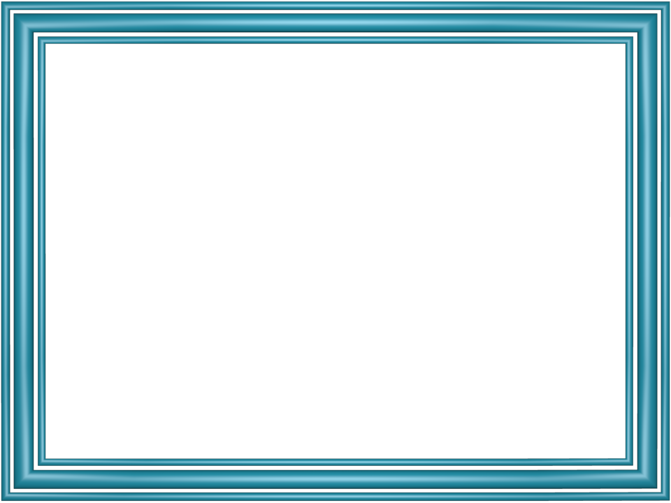Light Blue Elegant 3 Separate Bands Rectangular Powerpoint Border | 3D