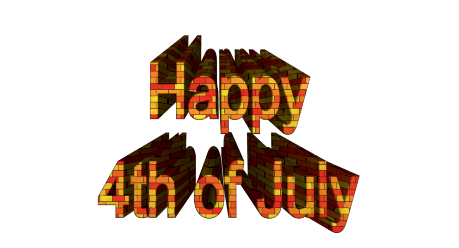 Happy 4th of July - Transparent Background Happy 4th of July