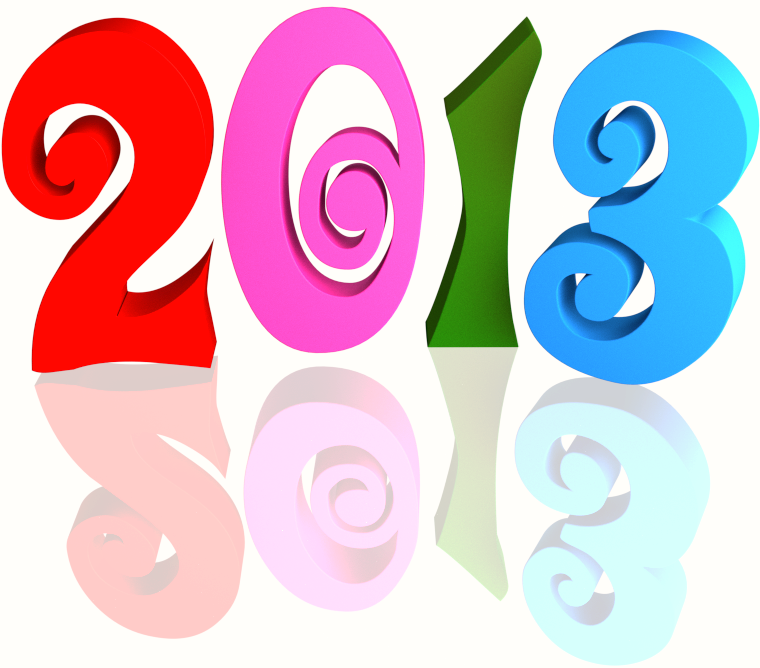 Multicolor 2013 3d text (with Reflection) Clip-art Multicolor 2013 3d text (with Reflection) Clip-art