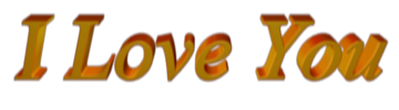 3d Text I Love You transparent background Clip art 3d Text I Love You transparent background Clip art