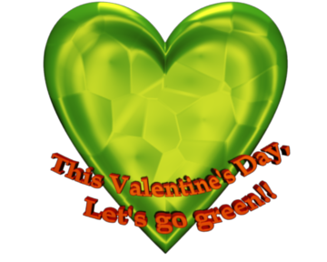 Green Heart Clip Art With glowing Texture with 3d Text Lets go green Green Heart Clip Art With glowing Texture with 3d Text Lets go green