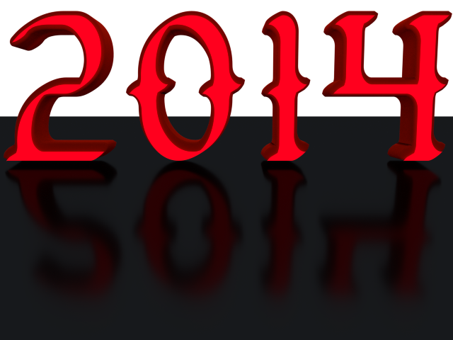 2014 - 3d Render - Red 3d Text clip-art with transparent background (with Reflection) 2014 - 3d Render - Red 3d Text clip-art with transparent background (with Reflec