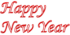 Red Happy New Year Outlined Clip art Outlined Happy New Year 3d Text Clip-art in Red color.