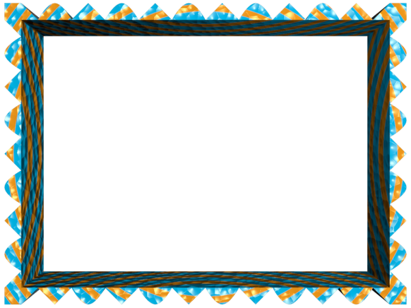 fancy blue border