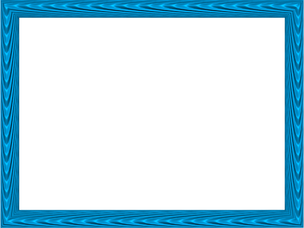 Elegant Fabric Fold Embossed Frame Border in Blue color, Rectangular perfect for Powerpoint