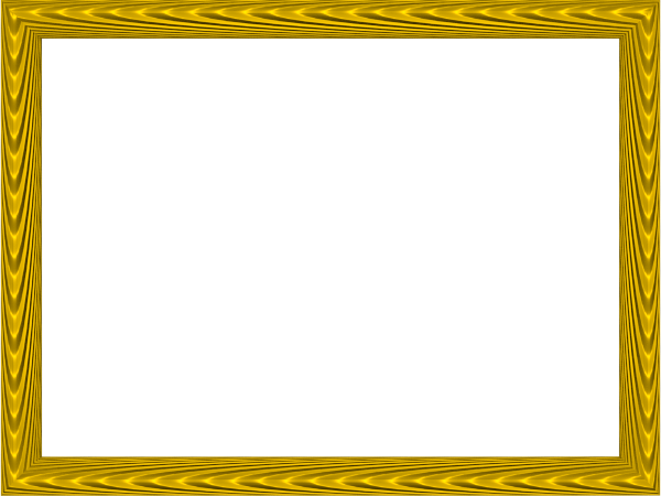Elegant Fabric Fold Embossed Frame Border in Yellow color, Rectangular perfect for Powerpoint